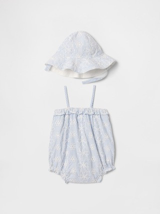 Baby Eyelet Bubble Outfit Set | Gap (US)