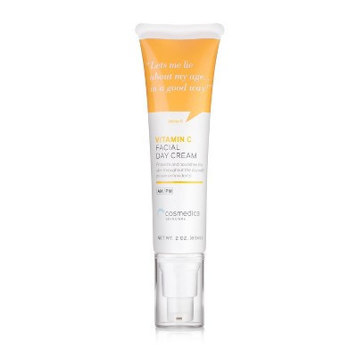 Cosmedica Skincare Vitamin C Facial Day Cream - 2oz: For Face & Chest, Lotion, Vegan, Suitable For All Skin Types | Target