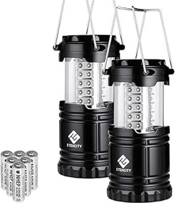 Etekcity Lantern LED Camping Lanterns, Battery Powered Camping Lights, Outdoor Flashlight, Suitab... | Amazon (US)