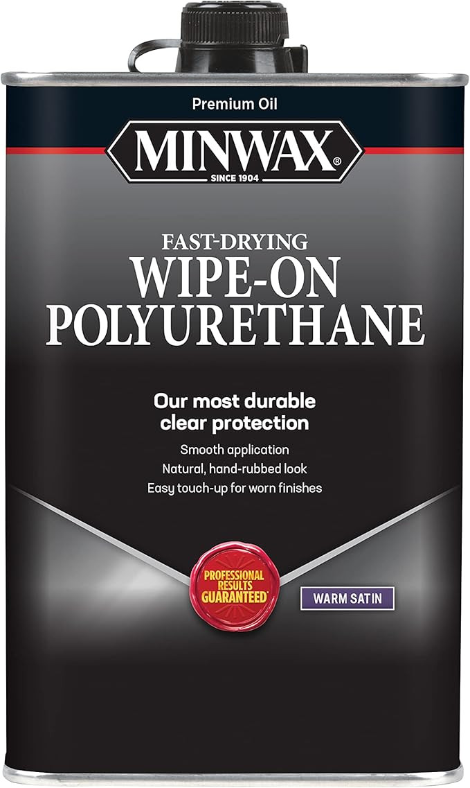 Minwax 40910000 Wipe-On Poly, Pint, Satin, Package may vary | Amazon (US)