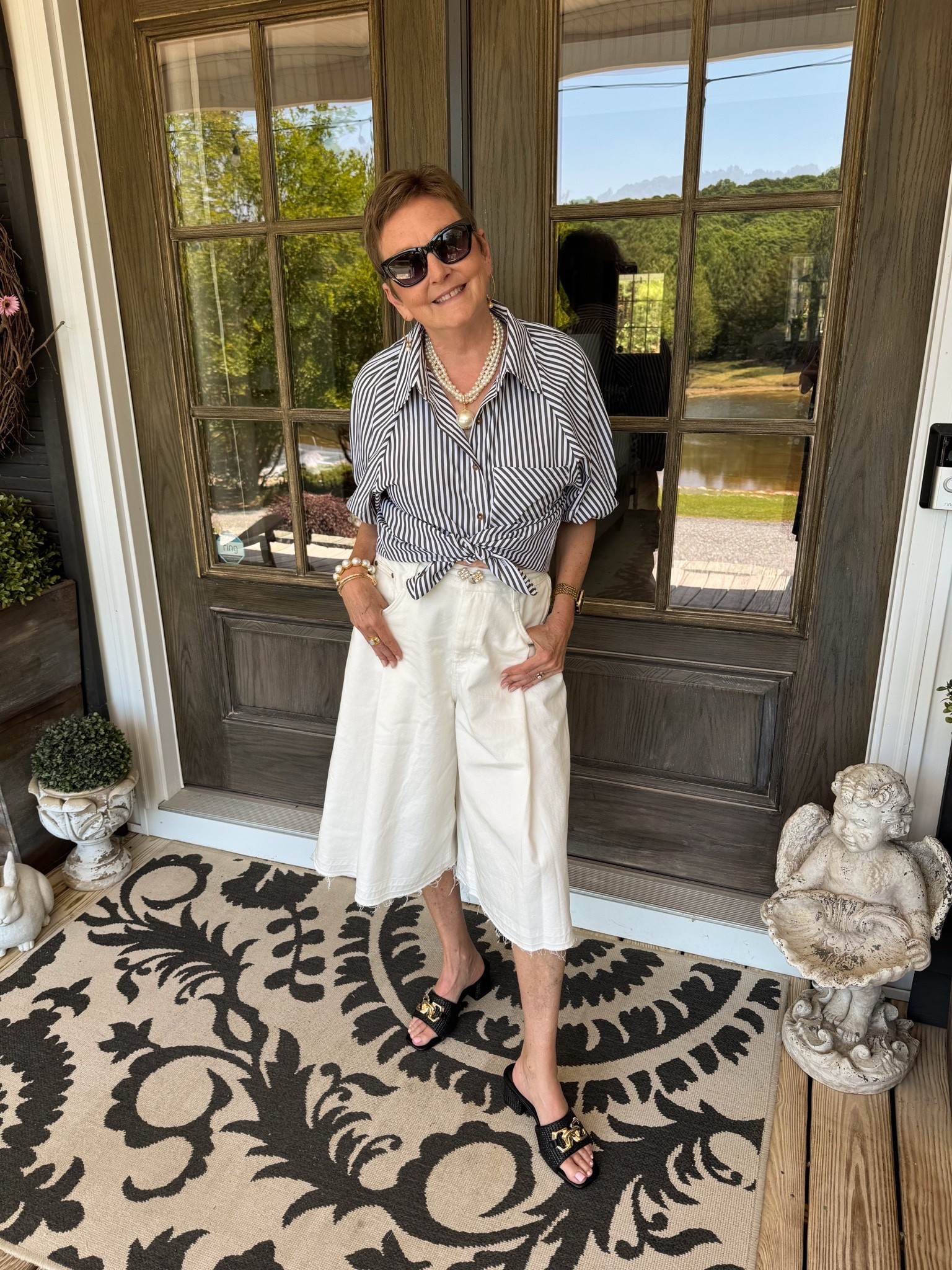 Fun summer outfit for ladies lunch!  Look stylish at any age.

#LTKSeasonal #LTKOver40 #LTKBeauty