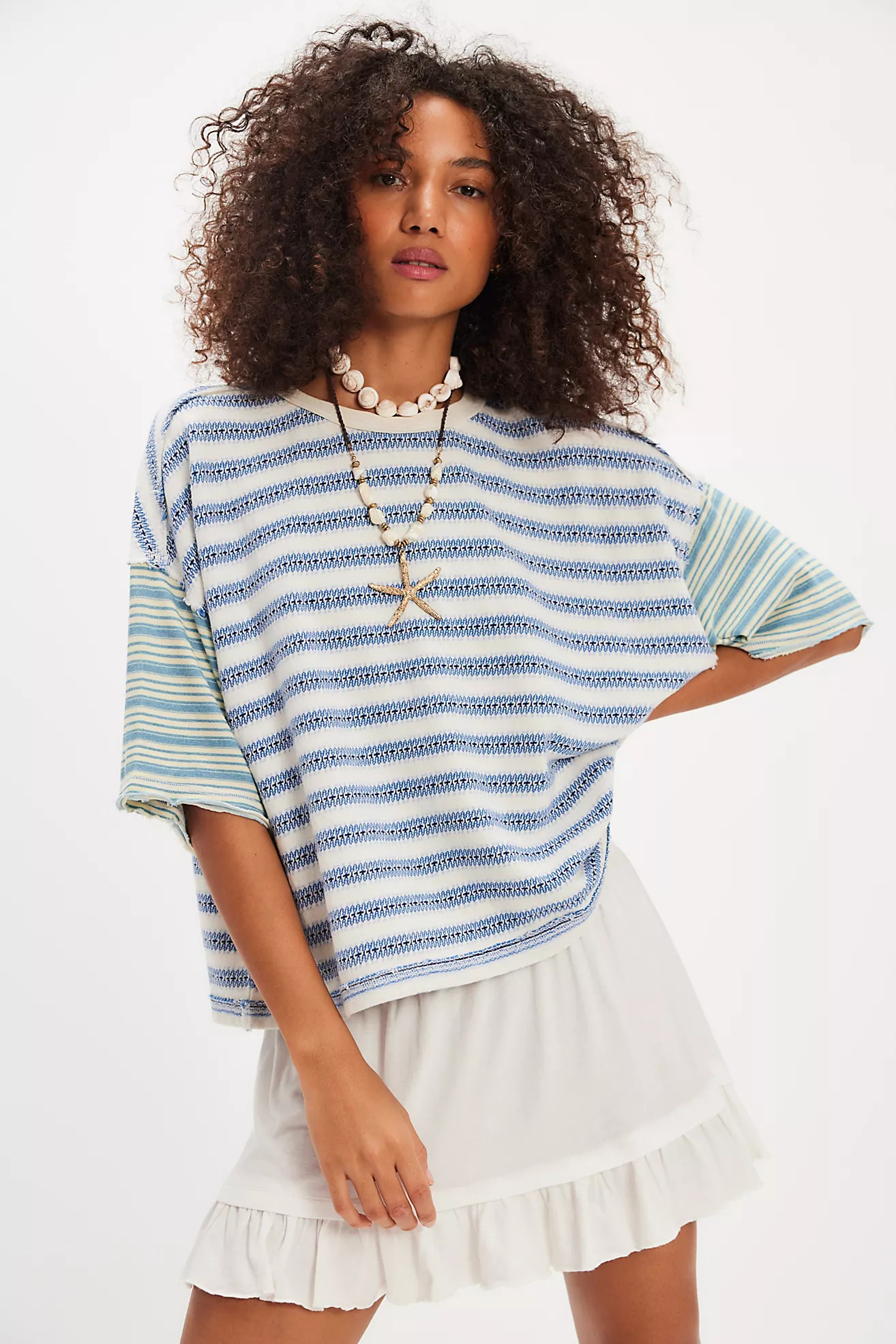 We The Free Summer Stripe Tee | Free People (Global - UK&FR Excluded)
