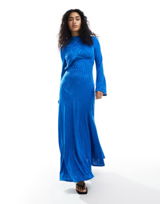 Daska high neck maxi dress in cobalt | ASOS | ASOS (Global)