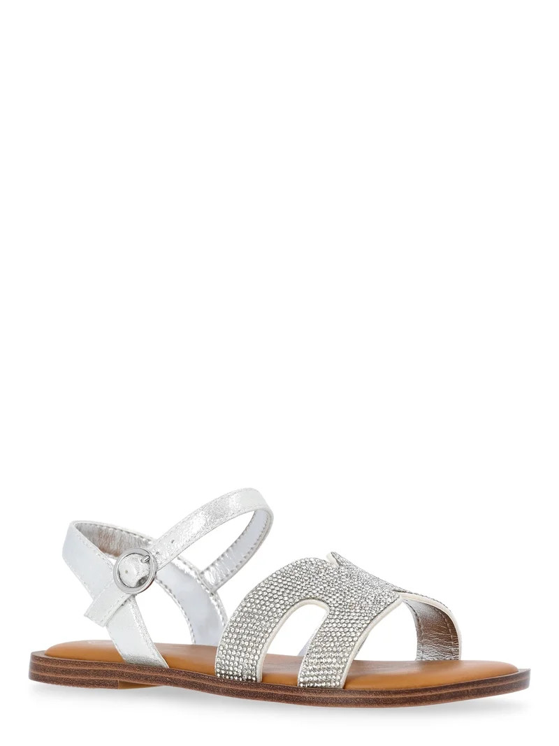 Wonder Nation Little and Big Girls Fashion Sandals | Walmart (US)