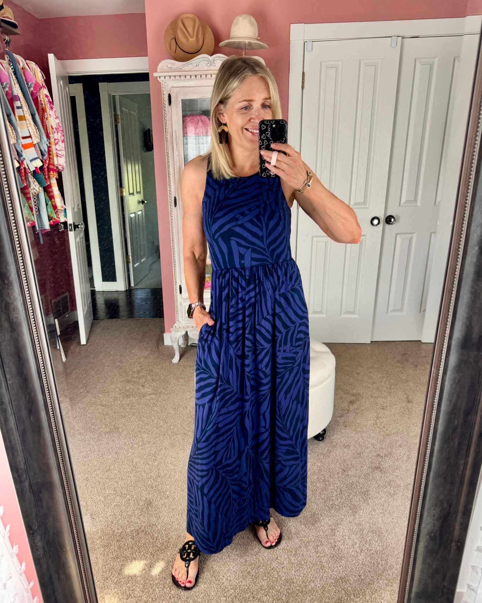 The most comfortable @soma maxi dress with a built in bra. Runs true to size and currently on sale. #summerdress #summeroutfit #styleinspo

#LTKOver40 #LTKSeasonal #LTKFindsUnder50