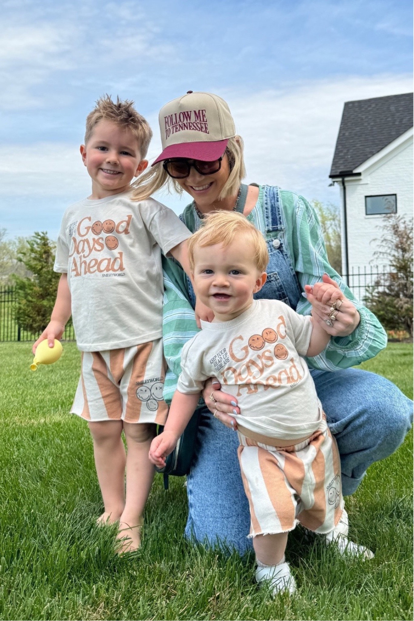 Overalls outfit, spring outfit, trucker hat, toddler set 

#LTKbaby #LTKkids #LTKstyletip