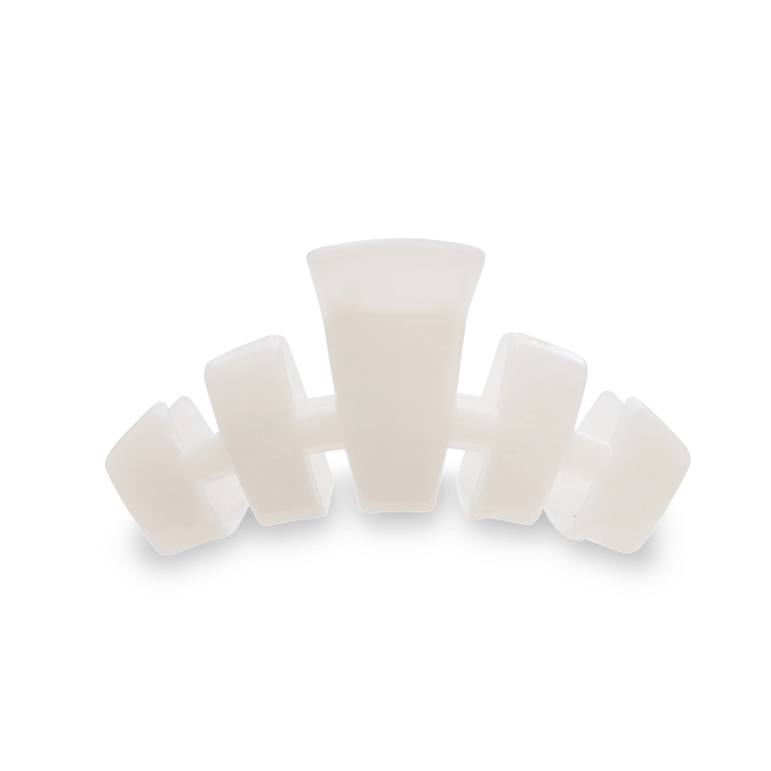 Classic Coconut White Medium Claw Hair Clip | TELETIES