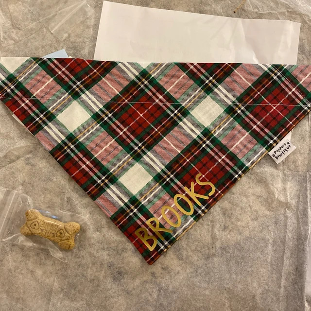 Christmas Night Before Christmas Dog Bandana Over the Collar - Etsy | Etsy (US)