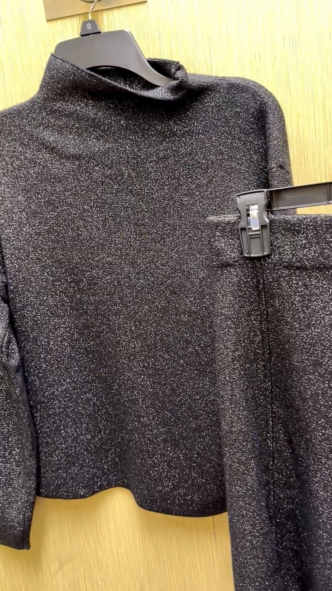 New Year’s Eve outfit idea for women also would be great for a holiday party. This is black sparkle, long sleeve top with matching skirt. Great for photos comfortable enough to wear day and night. #holidayparty #nye #newyearseve #outfit #womensfashion #winteroutfit #winterfashion 

#LTKHoliday #LTKFindsUnder50