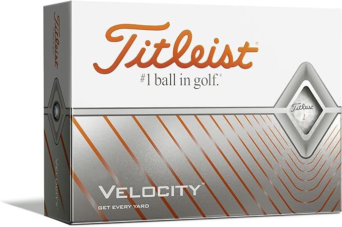 Titleist Velocity Golf Balls, White, (One Dozen) | Amazon (US)