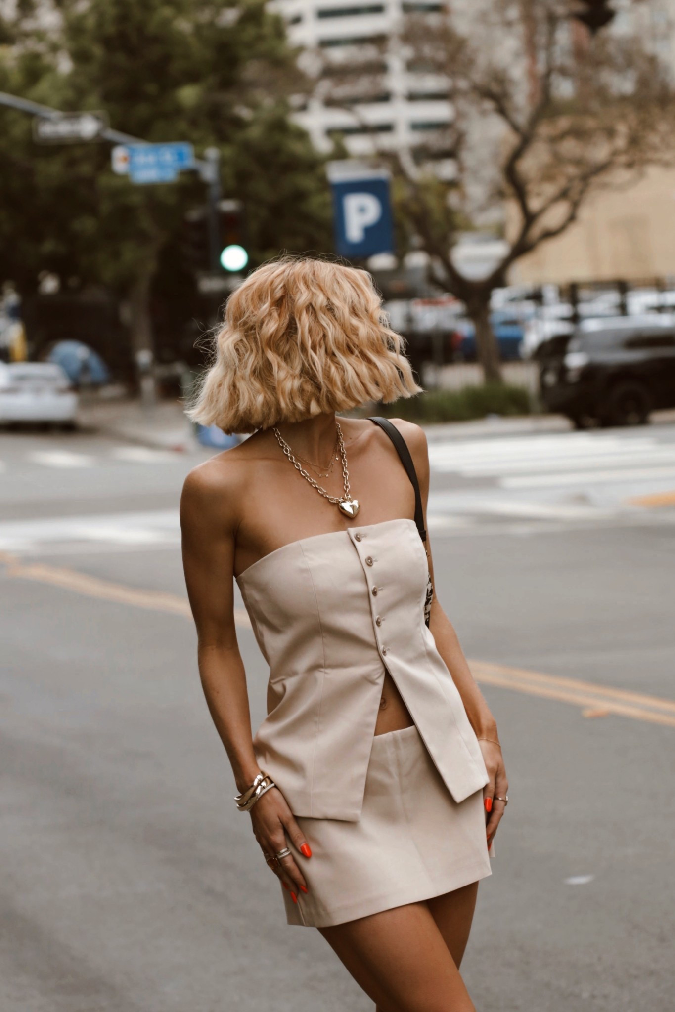 Size XS top and small bottoms - bottoms rub large, size down! 