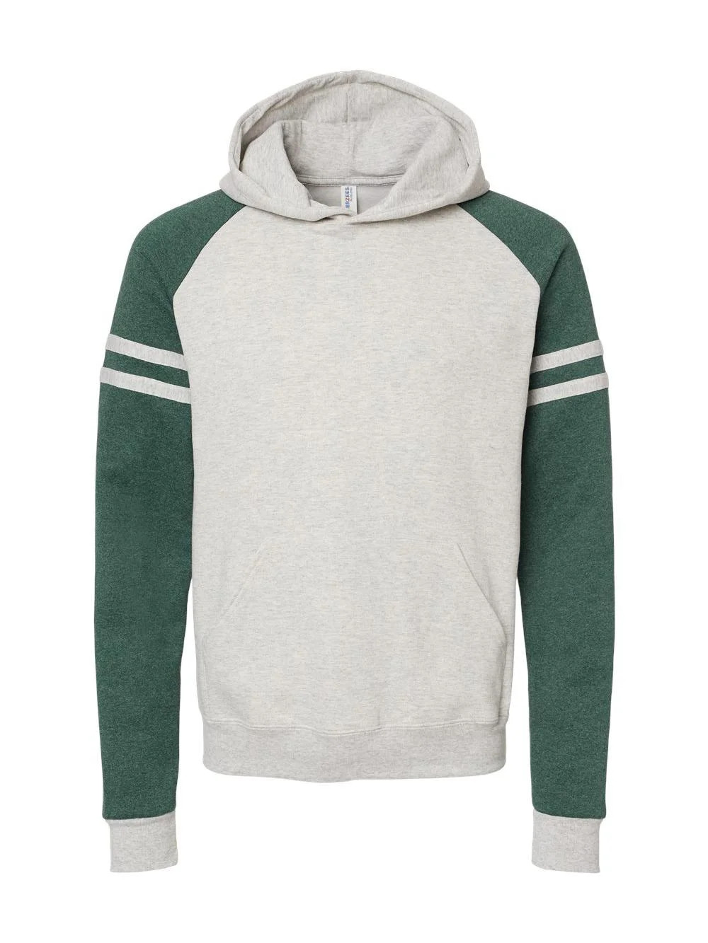 JERZEES - Nublend Varsity Colorblocked Raglan Hooded Sweatshirt - 97CR | Walmart (US)