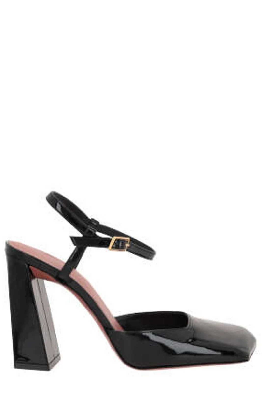 Amina Muaddi Square Toe Pumps | Cettire Global