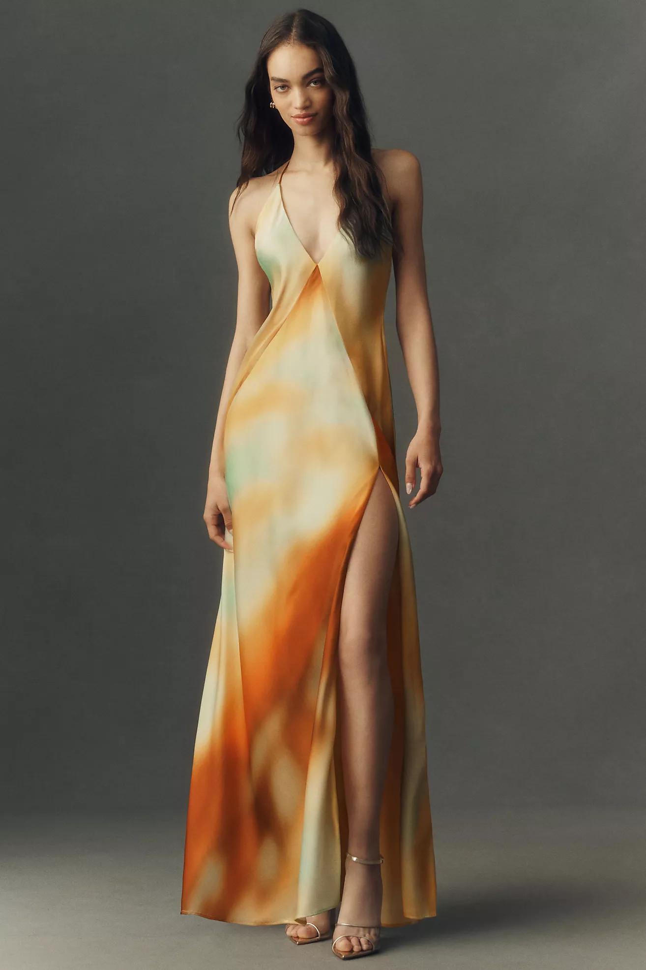 Bardot Lizbeth Halter-Neck Maxi Dress | Anthropologie (US)