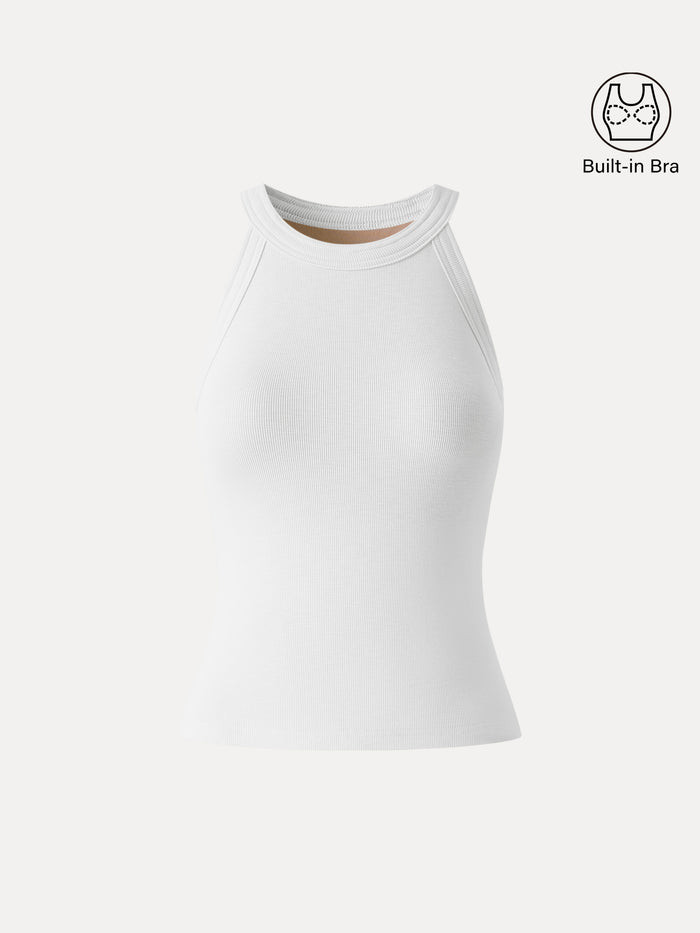 Slub Textured Summer Bra Tank Top | OGLmove