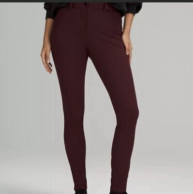 Lululemon City Sleek 5 Pocket 7/8 Pant Garnet / Garnet | eBay US