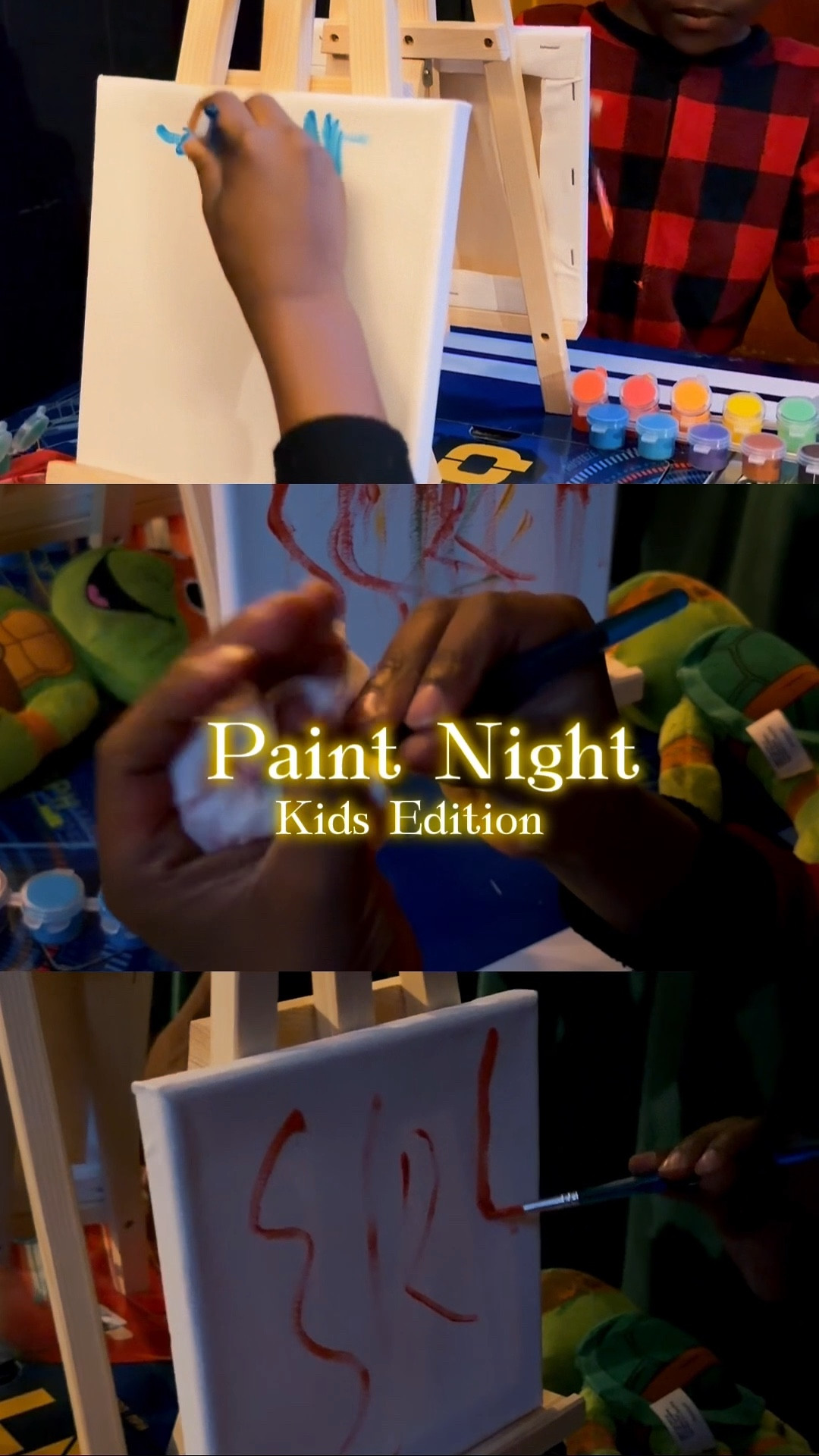 Our paint night setup at home is a simple way to keep the kids engaged, creative, and off screens with minimal prep. 🎨
Everything is linked here. ✨

#LTKKids #LTKmomlife #LTKHome