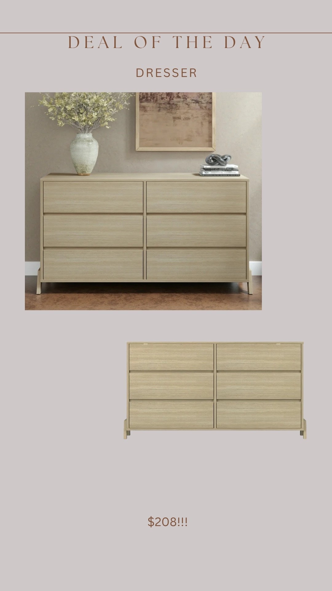 Brand new budget friendly Walmart dresser!!! 🤩🙌🏻

#LTKSaleAlert #LTKHome #LTKStyleTip