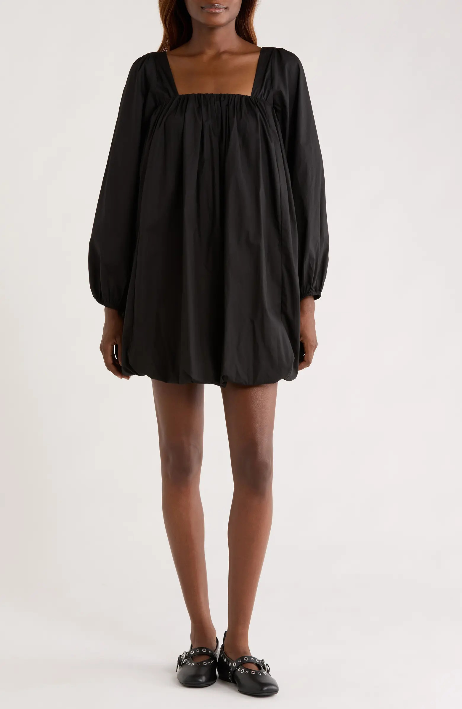 Long Sleeve Bubble Minidress | Nordstrom Rack