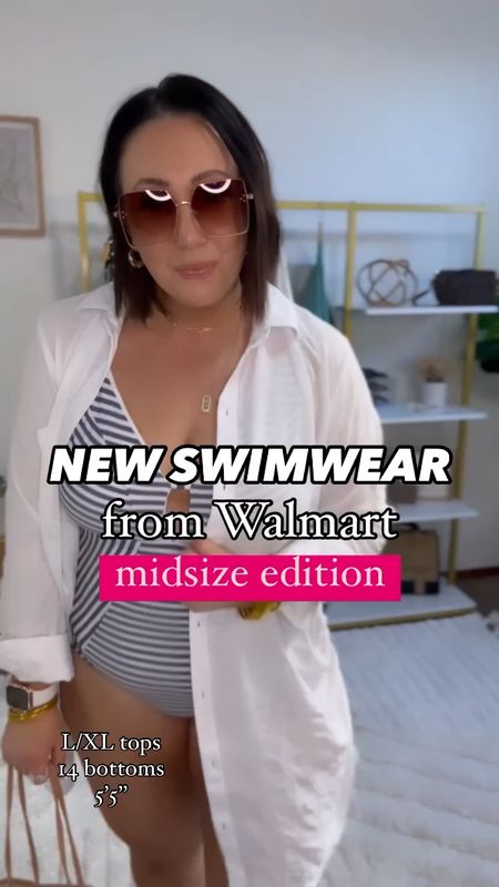 New swimwear from Walmart!  All under $27!  

XL swimsuits
XL button down top. Prefer a large. 
Large coverup pants
Black sandals fit tts
Size up half a size in the white sandals 

#LTKfindsunder50 #LTKmidsize #LTKswim