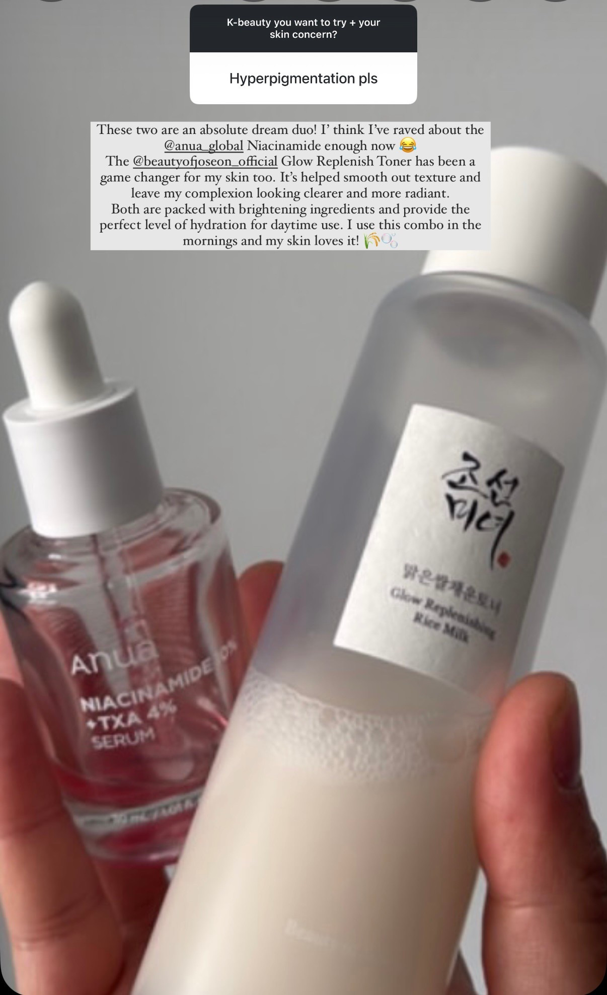 These two are an absolute dream duo! I’ve raved about the @anua_global Niacinamide enough now! 
The @beautyofjoseon_official Glow Replenish Toner has been a game changer for my skin too. It’s helped smooth out texture and leave my complexion looking clearer and more radiant.
Both are packed with brightening ingredients and provide the perfect level of hydration for daytime use. I use this combo in the mornings and my skin loves it!

#LTKspring #LTKbeauty #LTKAprilSpotlight