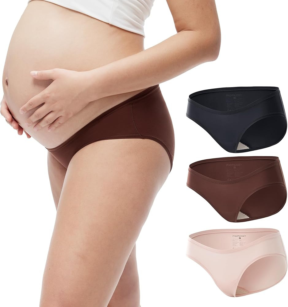 Momcozy Maternity Underwear for Women | Pregnancy Postpartum Panties | Under the Bump Bikinis | O... | Amazon (US)