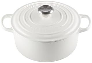 Le Creuset Enameled Cast Iron Signature Round Dutch Oven, 4.5 qt., White | Amazon (US)