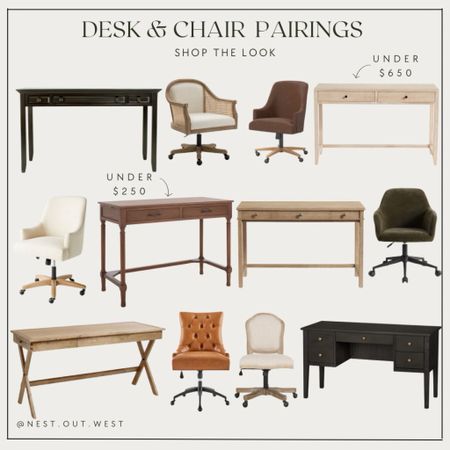 Desk and chair pairings, desk, desk chair, office, home office, home decor

#LTKHome