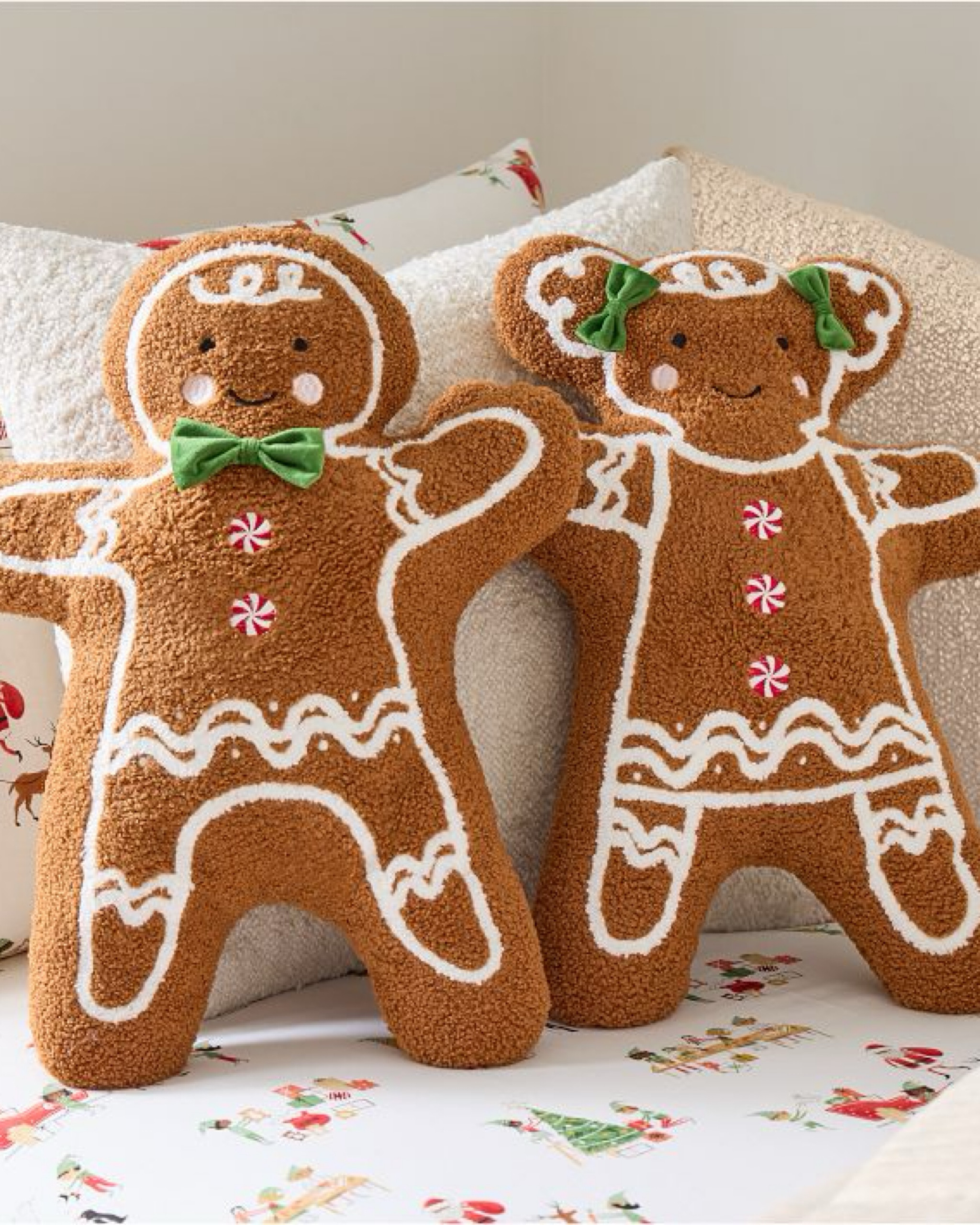 Bring festive cheer to your couch or bed with these Adorable Gingerbread People Pillows! Featuring a playful gingerbread design, these pillows add a delightful pop of seasonal style to any space, perfect for setting the mood for holiday comfort. Made with soft, huggable fabric, they’re cozy companions for curling up during the holiday season. Embrace the warmth and charm of these sweet treats for an extra touch of holiday magic in your decor.

#LTKHoliday #LTKKids #LTKHome