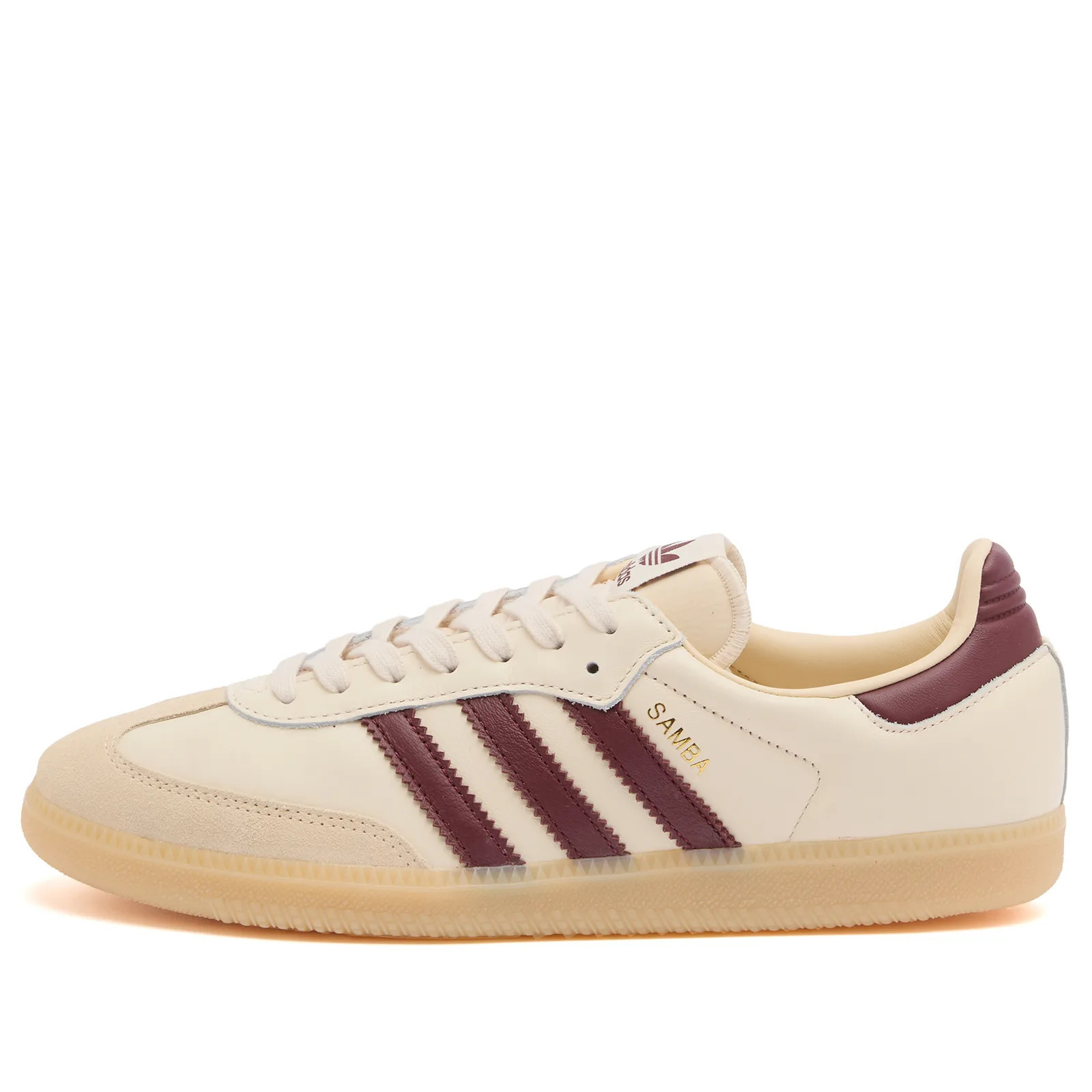 Adidas Samba OG in Wonder White/Shadow Red, Size UK 11.5 | END. Clothing