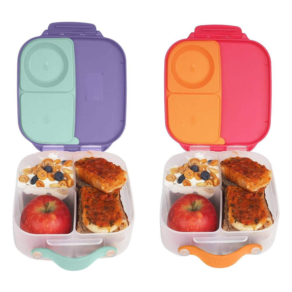 b.box Mini Bento Lunch Box for Kids – Leak Proof Toddler Lunch Box for Daycare w/Whole Fruit & ... | Amazon (US)
