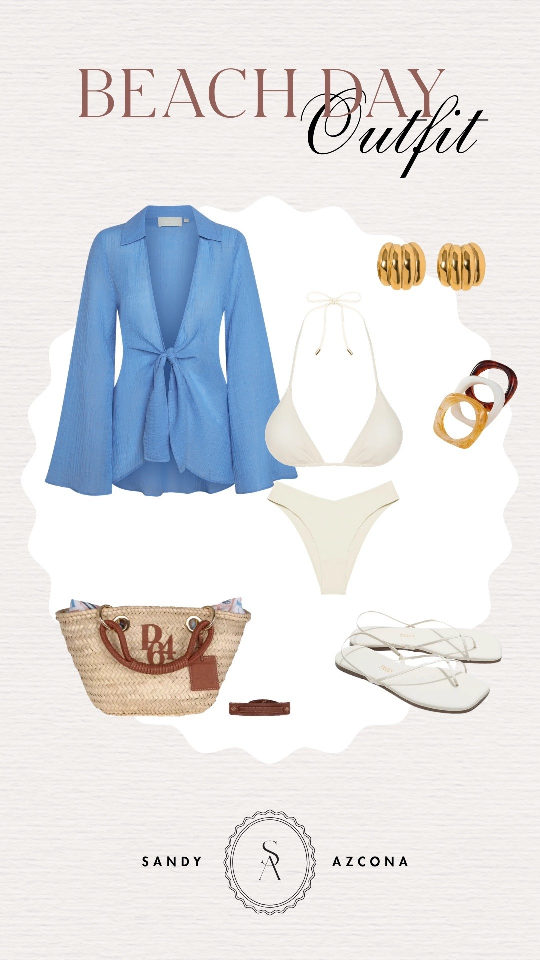 Beach day outfit ✨

#LTKgrwm #LTKSwim #LTKootd