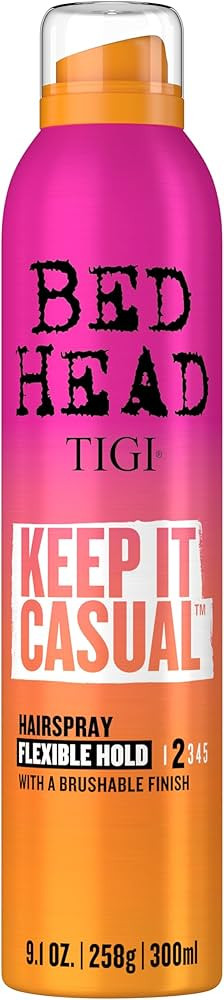 TIGI Bed Head Keep It Casual Hair Spray, Flexible Hold with Brushable Finish for Frizz and Static... | Amazon (US)