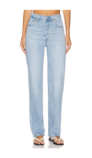 Ribcage Full Length Jeans in Blasted Stone Clean | Revolve Clothing (Global)