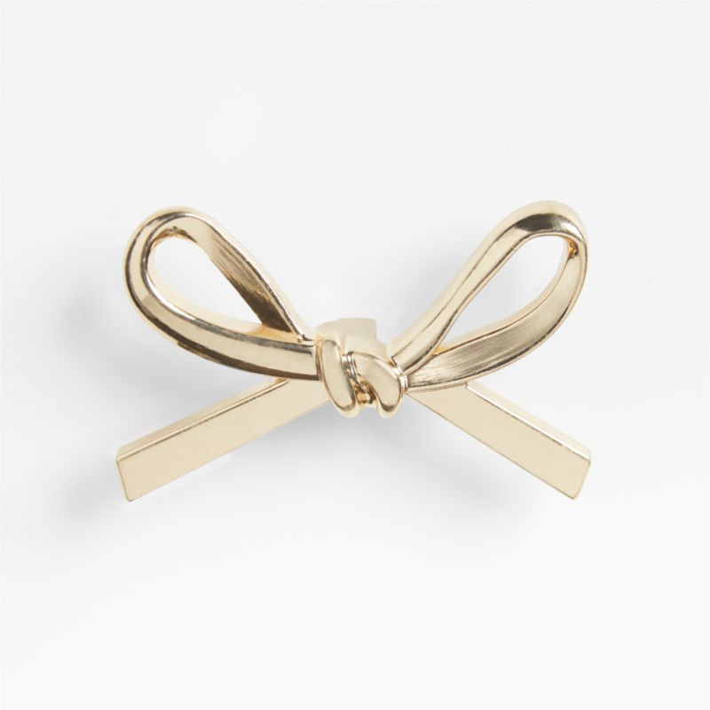 Gold Bow Metal Knob + Reviews | Crate & Kids | Crate & Barrel