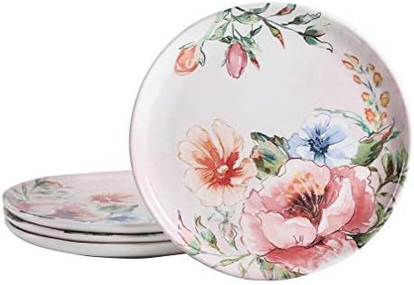 Bico Margret's Garden 11 inch Dinner Plates, Set of 4, for Pasta, Salad, Maincourse, Microwave & ... | Amazon (US)