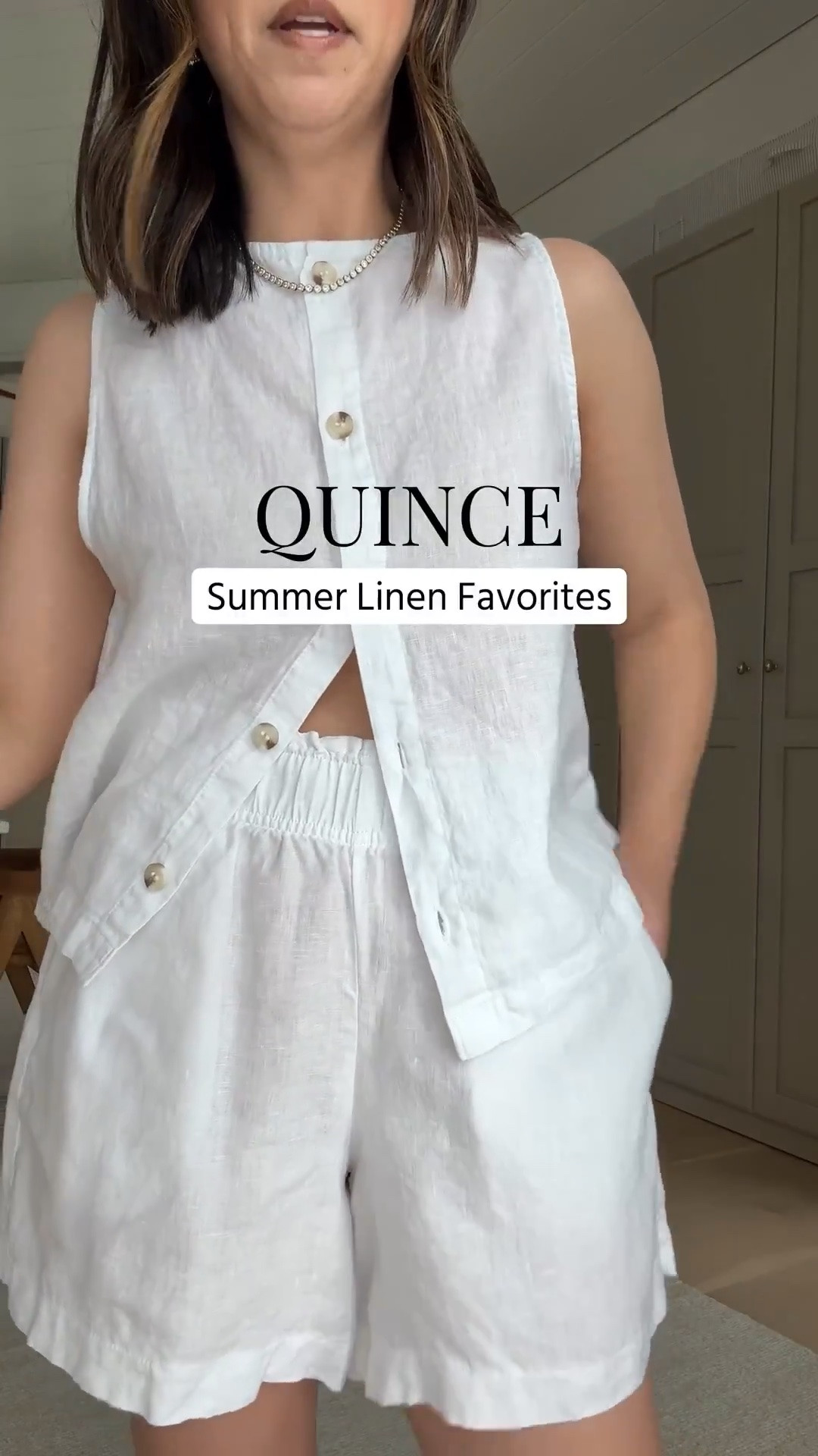 New summer pieces from @Quince. Easy linen separates, lightweight cashmere, and versatile pieces that work all season long. #quincepartner

White tank small
White linen shorts small
Cashmere sweater xs
Navy tank small
Navy linen shorts small

petite style, summer outfits, summer style

#LTKPetite #LTKSeasonal #LTKmomlife
