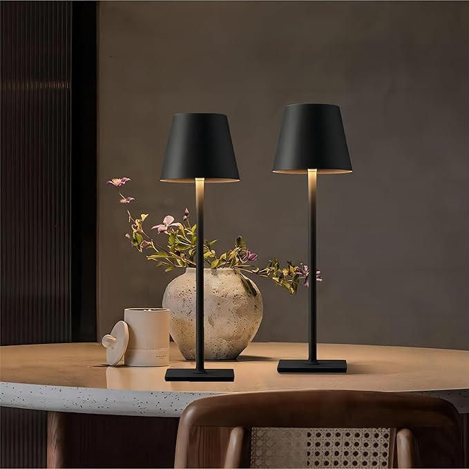 Ophouliy Set of 2 Cordless Table Lamps, LED Rechargeable Battery Operated Desk Lamps with 3 Color... | Amazon (CA)