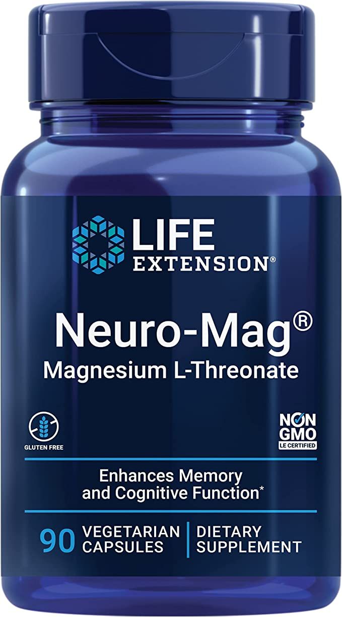 Life Extension Neuro-mag Magnesium L-threonate, Magnesium L-threonate, Brain Health, Memory & Att... | Amazon (US)
