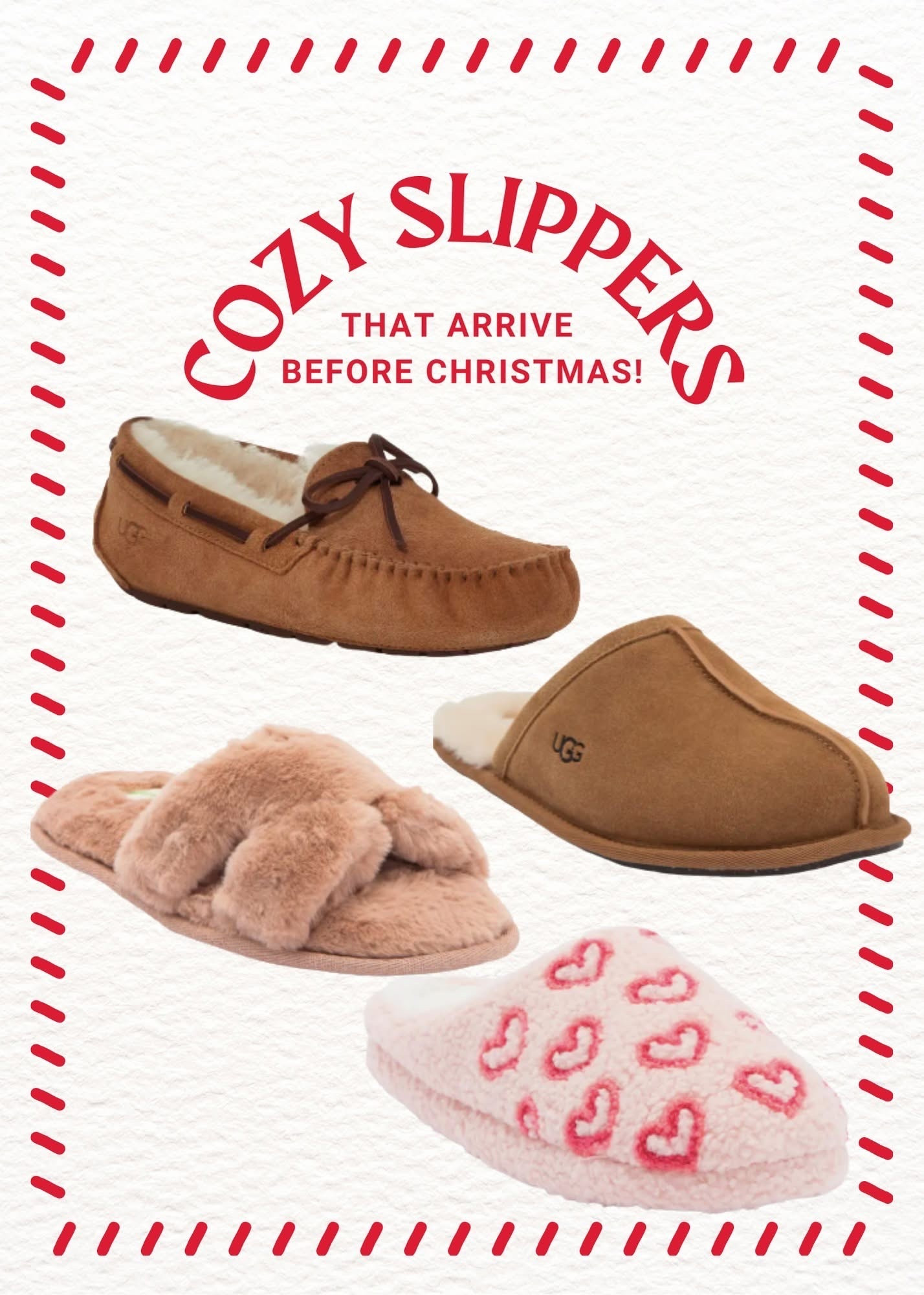 Slippers that arrive before Christmas, if you order today!! ❤️🎄🙌🏻

#LTKSaleAlert #LTKGiftGuide #LTKHoliday