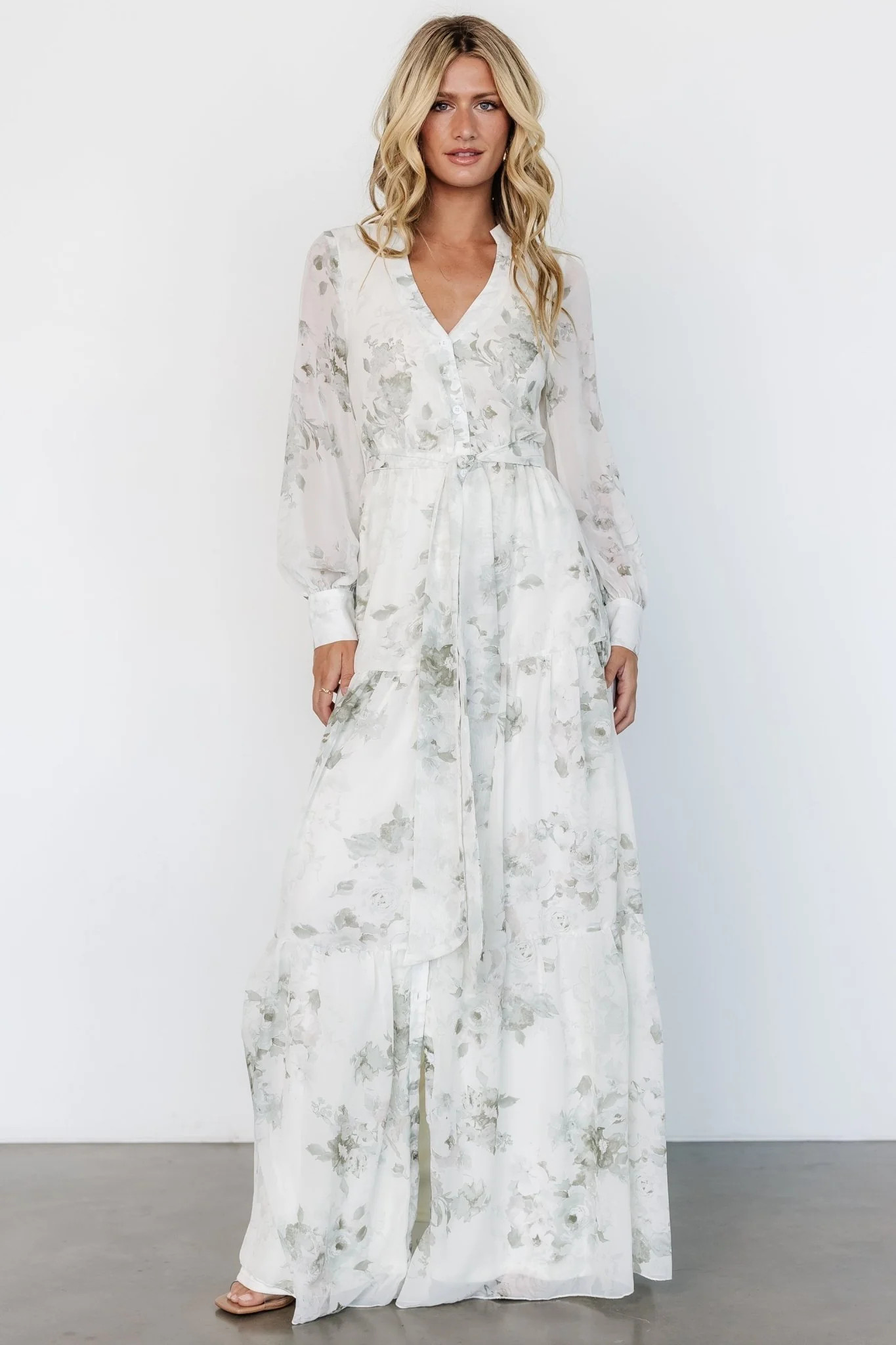 Lizette Maxi Dress | Sage Print | Baltic Born