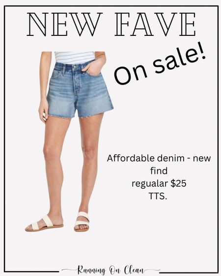 New denim shorts - $25
comfortable fit, 4 inch seam 
TTS - I’ll get a picture in them soon. Just got the medium wash in and love how they fit. Not too short and a good comfortable fit. I went size 6.
Comes in 4 denim colors and now 30% off in target circle 


#LTKstyletip #LTKsalealert #LTKxTarget