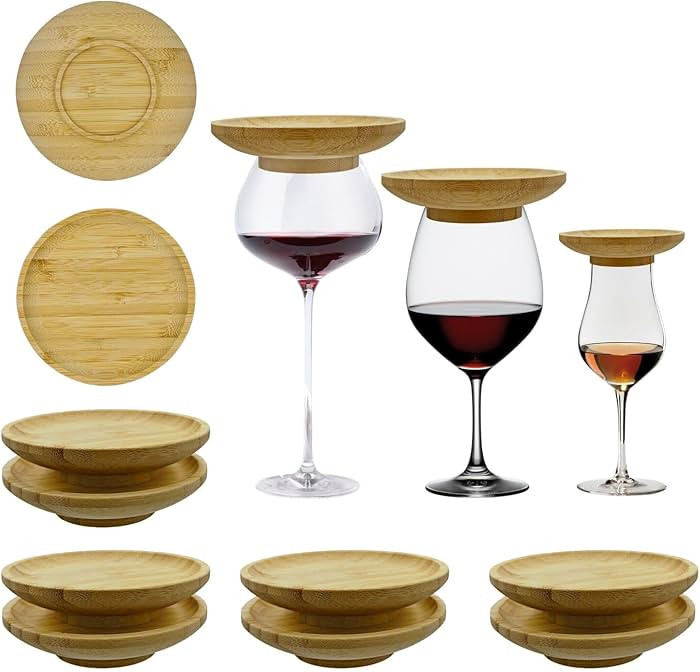 10pcs Wine Glass Charcuterie Topper, Wine Glass Covers To Keep Bugs Out,Wine Glass Charcuterie Bo... | Amazon (US)