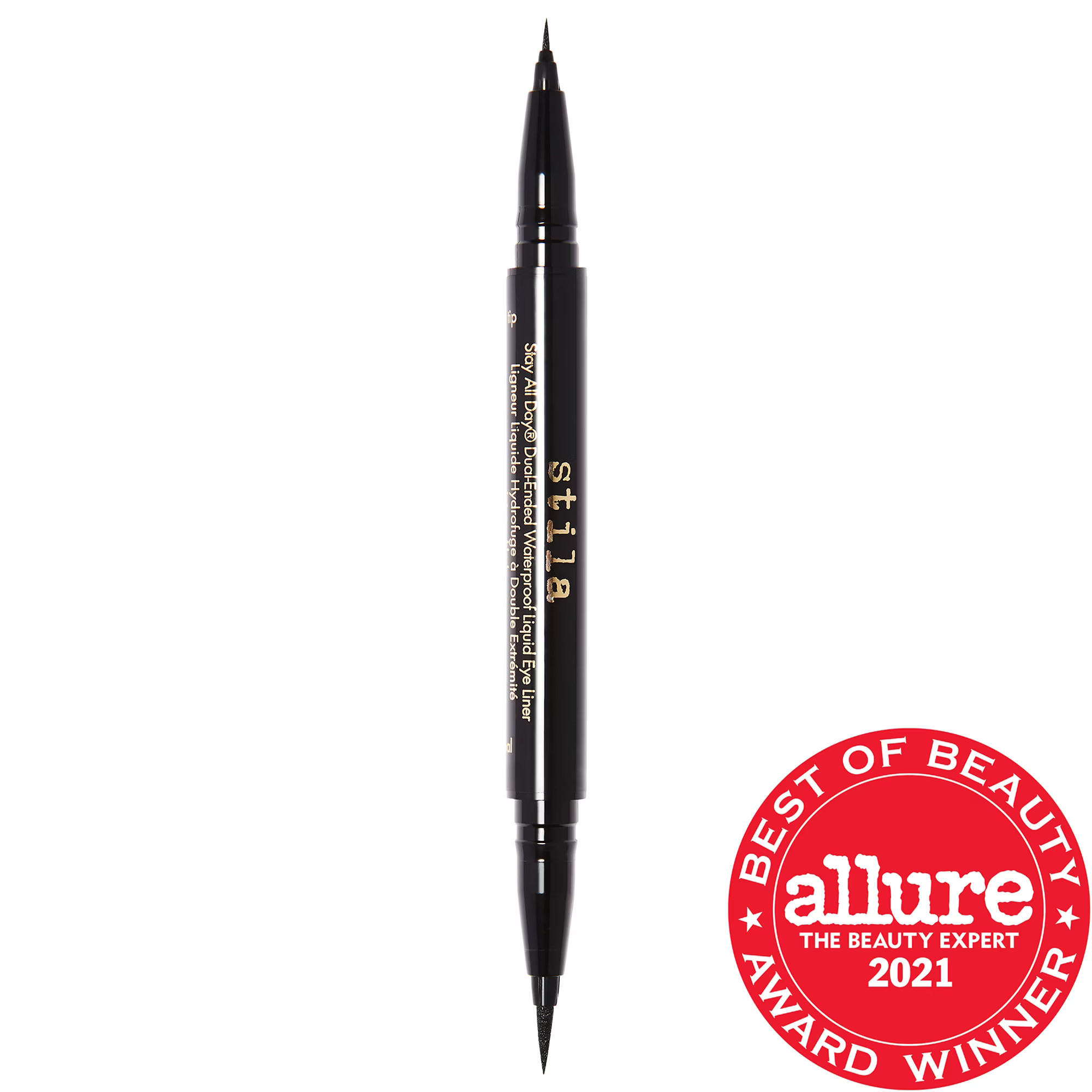 stila Stay All Day Dual-Ended Waterproof Liquid Eye Liner Intense Black 0.033 oz/ 1 mL | Sephora (US)