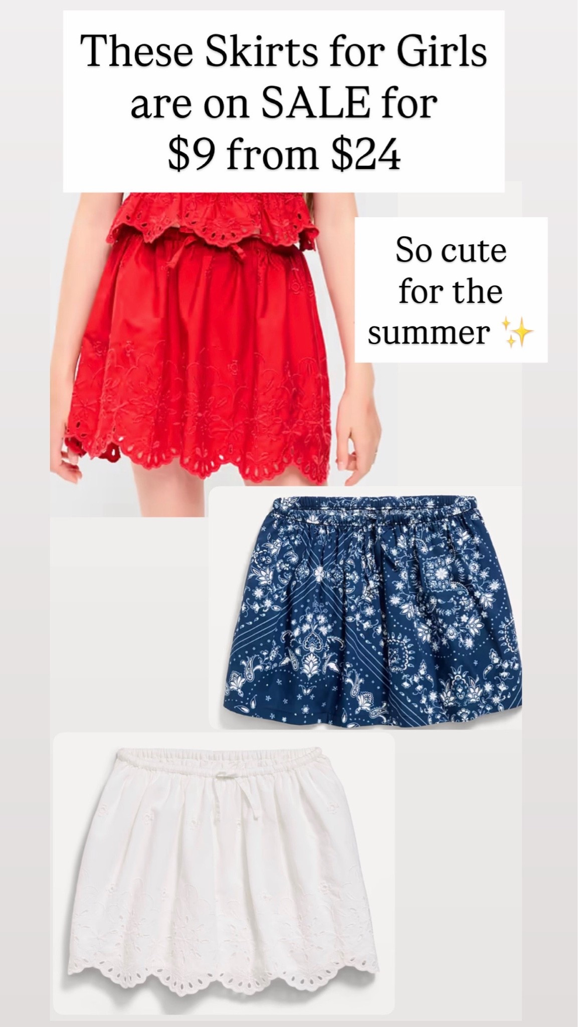 Cute skirts for girls 🩷

#LTKKids #LTKSaleAlert