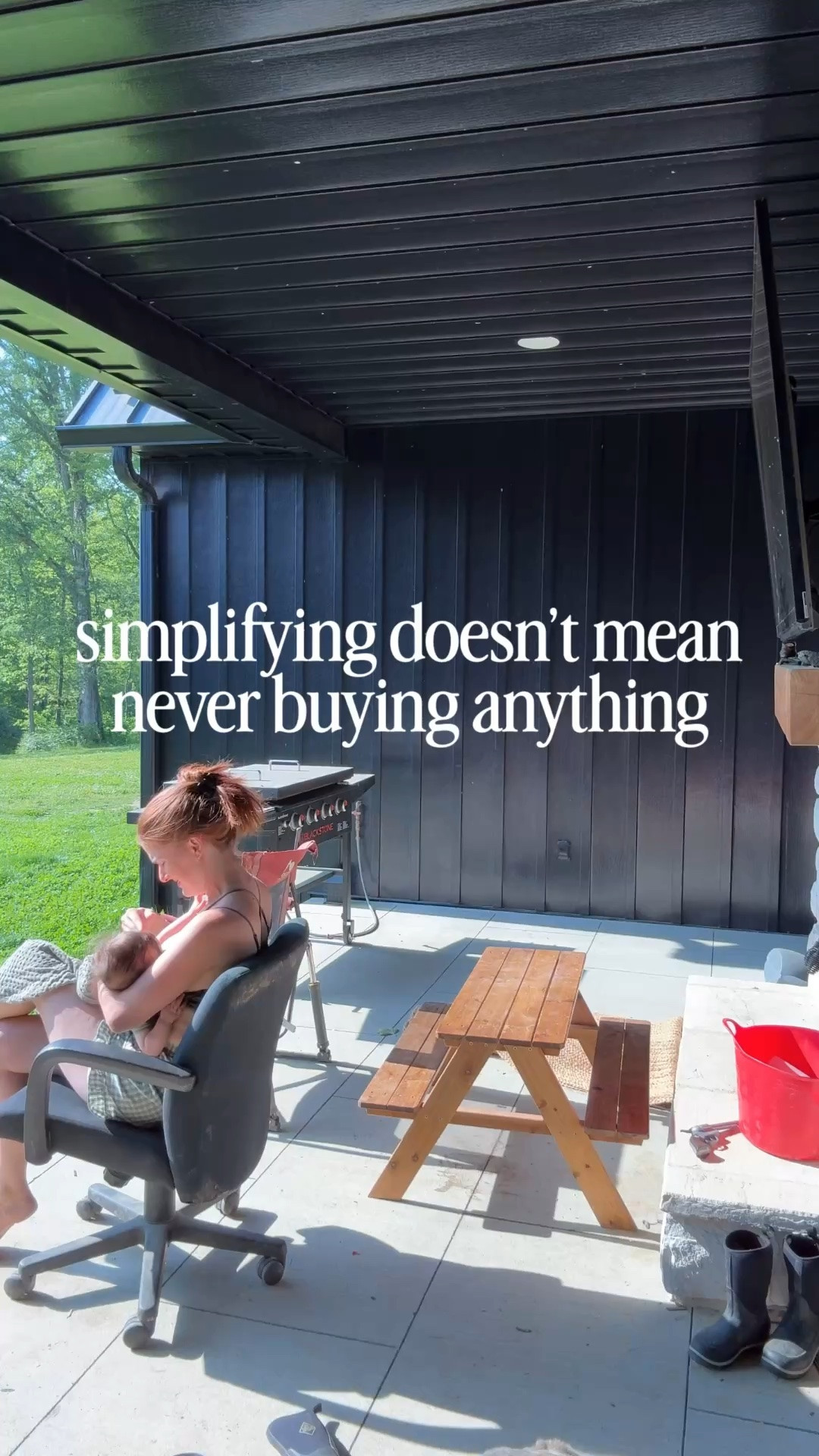 I used to think simplifying only meant constantly getting rid of things or trying to own as little as possible.

But over time, I’ve realized simplifying for our family has ALSO looked like being intentional about what we bring into our home in the first place.

We recently replaced our barstools because our old ones only fit four kids at the island, and after our family grew, we knew we would need something that functioned better our (everchanging!) life.

I still care about choosing pieces that are practical, good quality, and meant to last — especially for things we use every single day. I was grateful to find these solid wood stools for $228. Being cute is also important to me. Seems superficial but I want my home to make me happy visually along with being functional. 

And honestly, plants are one thing I’ll probably never stop bringing into our home. They make our space feel calmer, cozier, and more alive. They also improve your mood + indoor air quality. Win. 

Definitely not saying I have this all figured out because I absolutely still make impulsive purchases sometimes too. I’m just trying to become more thoughtful over time about what truly adds value to our home and everyday life 🤍

#simpleliving #intentionalhome #cozyhome #motherhoodunfiltered #homewithkids

#LTKdayinmylife #LTKstorytime #LTKHome