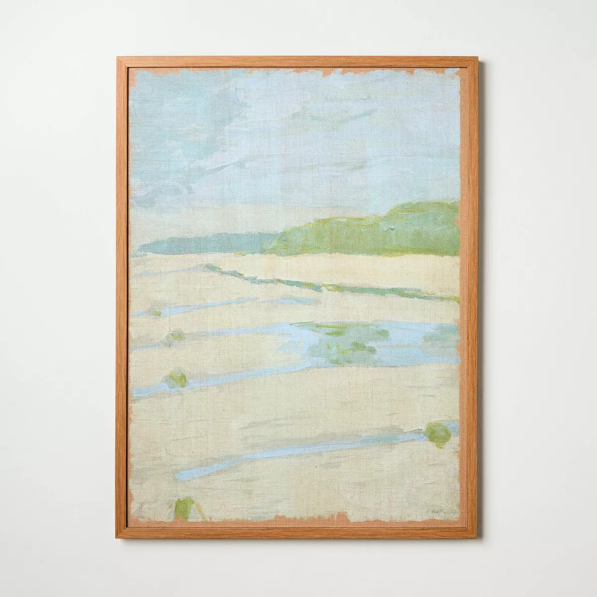 24"x32" XL Abstract Beach Wall Art - Hearth & Hand™ with Magnolia | Target