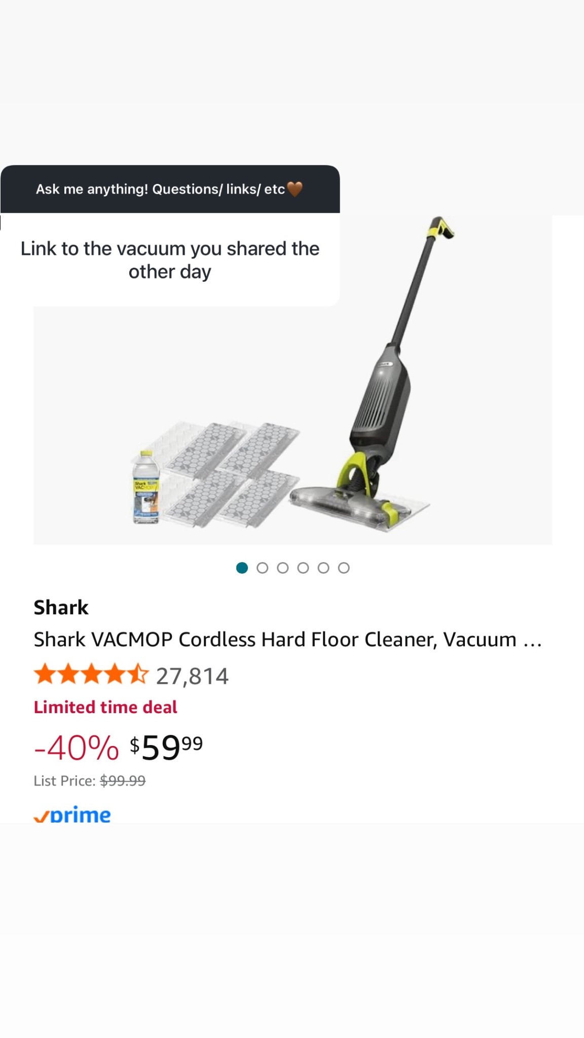 Obsessed with this vacuum mop by Shark- on sale!


#LTKSaleAlert #LTKHome