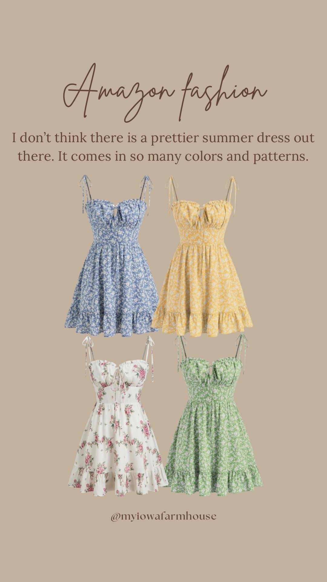 This is truly the perfect summer dress from Amazon!

Sun dress. Wedding guest dress. Amazon fashion.  Amazon dress. 

#LTKWedding #LTKFindsUnder50 #LTKStyleTip