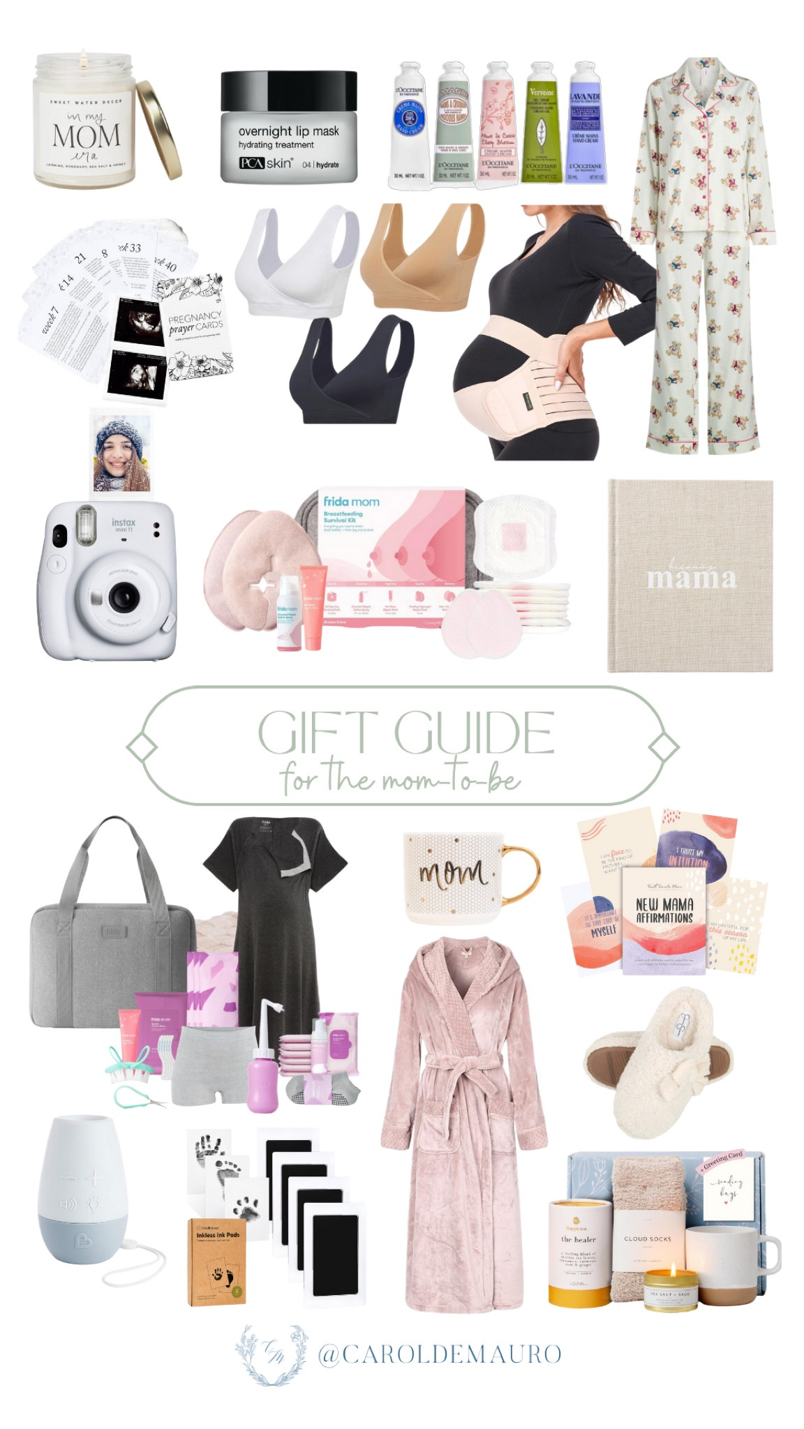 Help the mom-to-be feel pampered and prepared with these heartwarming gifts! This gift guide features a variety of options from soothing self-care products, comfy clothes, to some hospital bag must-haves. 
#electronicgadgets #maternitywear #babyshower #journal

#LTKGiftGuide #LTKFindsUnder100 #LTKBump
